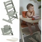 Stokke Tripp Trapp Set Baby set Pultík Glacier Green/Vanilla White – Zboží Dáma