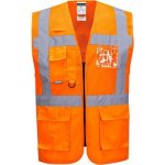 Portwest Reflexní vesta Madrid Executive Hi-Vis oranžová 91465 – Sleviste.cz