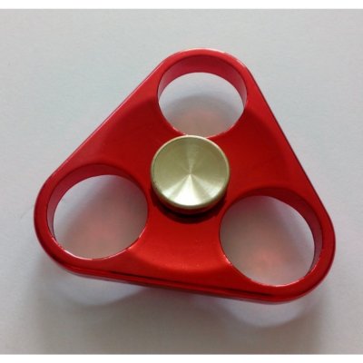 Fidget Spinner kov Triangl červený – Zbozi.Blesk.cz