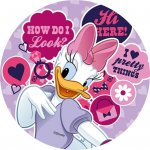 1x Daisy – s bublinami a srdíčky – jedlý papír na dort – Hledejceny.cz