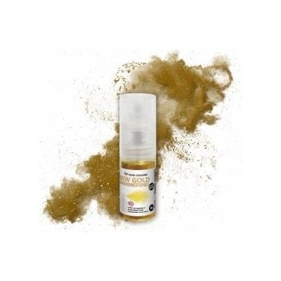 Food Colours Třpytky v rozprašovači New Gold Shimmering 5 g – Zboží Dáma