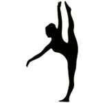 Nažehlovací obrázek - gymnastika I (4,6 x 9,0 cm) – Zboží Mobilmania