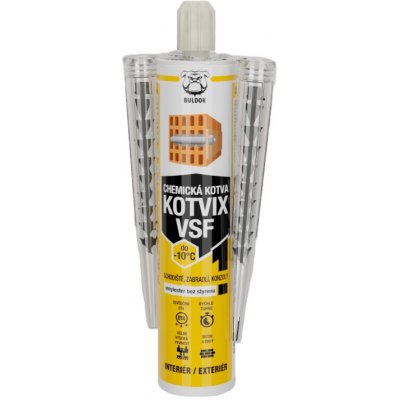 BULDOK KOTVIX VSF chemická kotva vinylester bez styrenu 300ml – Zboží Mobilmania