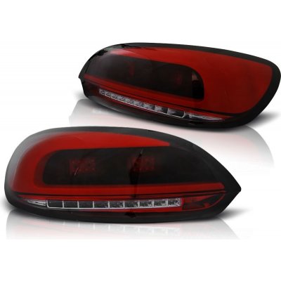 ZADNÍ SVĚTLA VW SCIROCCO, 2008- LED BAR NEON, ČERVENÉ, KOUŘOVÉ – Hledejceny.cz
