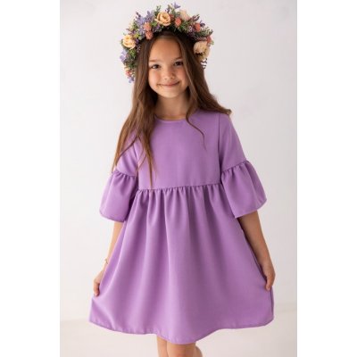 Lily Grey dívčí slavnostní boho šaty lila – Zboží Dáma