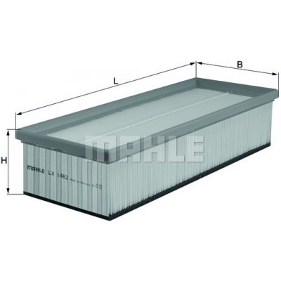 Vzduchový filtr MAHLE LX 1482 (LX1482) – Hledejceny.cz