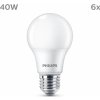 Žárovka Philips LED žárovka E27 4,9W 470lm 2700K matná 6ks 871951445943400