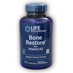 Life Extension Bone Restore with Vitamin K2 120 kapslí – Hledejceny.cz
