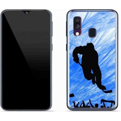 Pouzdro mmCase Gelové Samsung Galaxy A40 - hokejový hráč – Zboží Mobilmania