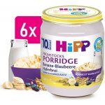 HiPP BIO Snídaňová ovesná kaše s banánem a borůvkami 6 x 160 g – Sleviste.cz