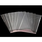 Prima-obchod PP sáček s lepicí klopou 22x25 cm, barva transparent – Zboží Živě