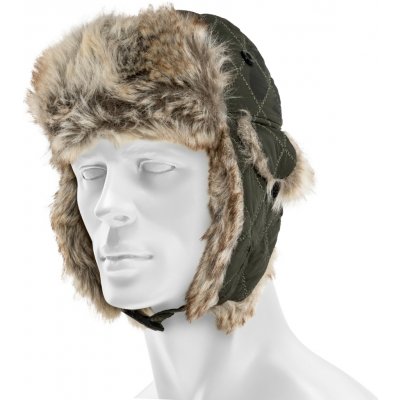 Beranice Mil-Tec s kožíškem "Shapka" Černošedá – Zboží Dáma