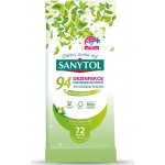 Sanytol čistící a dezinfekční vlhčené ubrousky 36 ks – Zboží Dáma