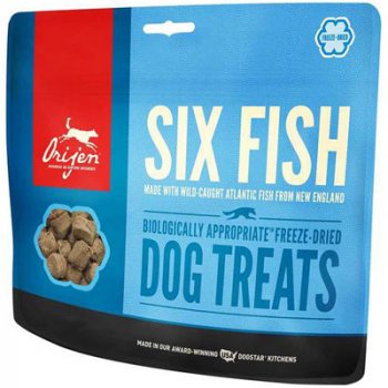 Orijen Dog pochoutka F-D Six Fish Treats 92 g