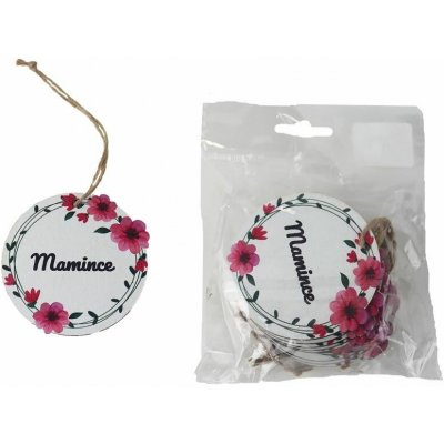 Dekorace k zavěšení MAMINCE, 10 KS d7592 – Zboží Mobilmania
