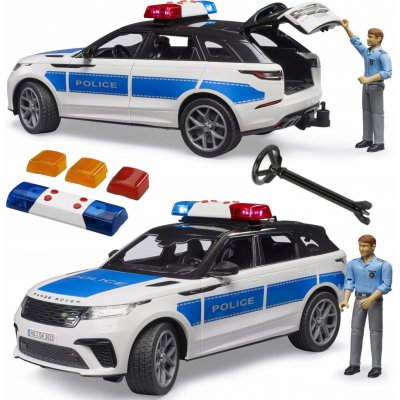 Bruder Policejní auto Range Rover Velar s policistou