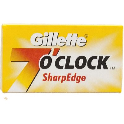 Gillette 7 O'Clock Sharp Edge 5 ks – Zboží Mobilmania