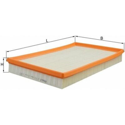MAHLE ORIGINAL Vzduchový filtr LX614 – Hledejceny.cz