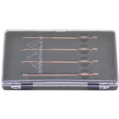 ARROWMAX Power Tool Tip Set 4 Pieces With Plastic Case