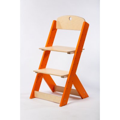 Lucas Wood Style rostoucí židle Omega III oranžová/přírodní – Hledejceny.cz