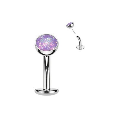 Šperky4U obrácený Push In piercing do pupíku titan TIT1232-OP38 – Sleviste.cz