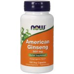 Now Foods Žen-šen Americký American Ginseng 500 mg 100 kapslí – Sleviste.cz