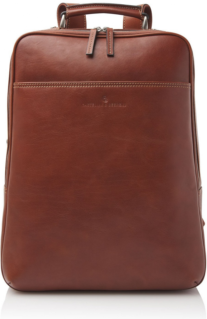 Castelijn & Beerens elegantní kožený batoh na notebook 15,6 l koňak od 7  990 Kč - Heureka.cz