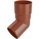 Covernit Plastové svodové koleno PVC 60 mm 67,5° hnědá – HobbyKompas.cz