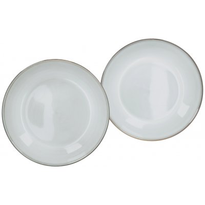 SILVERCREST Sada jídelních polévkových talířů sada polévkových talířů béžová 2 ks – Zboží Mobilmania