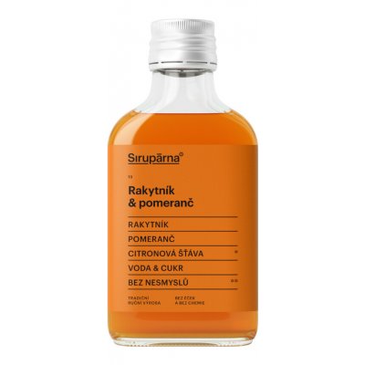 Sirupárna Domácí Rakytník & Pomeranč Sirup 100 ml – Zboží Dáma