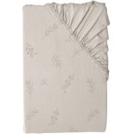 Livarno Žerzejové napínací prostěradlo listy béžové 180-200x200 – Hledejceny.cz