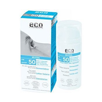 Eco Cosmetics opalovací mléko SPF50 bez vůně 100 ml