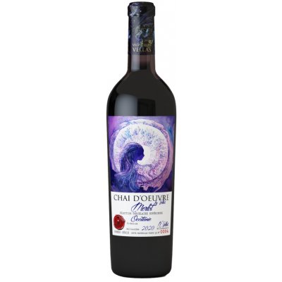 Vignobles Vellas Chai D´Oevre Merlot 14,5% 0,75 l (holá láhev) – Hledejceny.cz