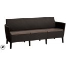 Allibert SALEMO 3 seater sofa grafit