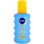 Nivea Sun Protect & Bronze Sun Spray SPF20 voděodolný sprej podporující zhnědnutí 200 ml
