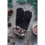 Prstové rukavice Becky černá s cappuccinovou – Hledejceny.cz