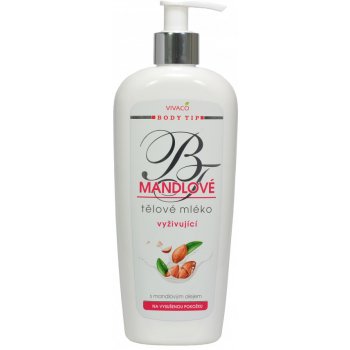 Body Tip Mandlové tělové mléko pro suchou pokožku 400 ml