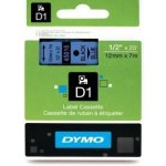 Dymo 45016 černý tisk/modrý podklad, 7m, 12mm – Sleviste.cz