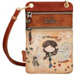 Anekke malá crossbody taška Peace & Love Camel – Zboží Mobilmania