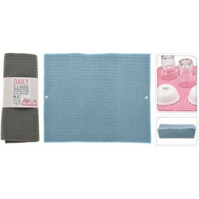 EXCELLENT HOUSEWARE Odkapávací podložka na nádobí skládací 40 x 48 cm růžová KO-WK2100020ruzo – Hledejceny.cz