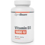 GymBeam Vitamín D3 1000 IU 365 kapslí – Hledejceny.cz