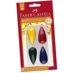 Faber Castell Plastové pastelky voskovky do dlaně 4ks – Zboží Mobilmania