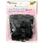 Mozaikové kamínky - blýskavé - barva černá – Hledejceny.cz