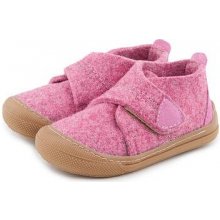 Vlnka dětské filcové boty Momo růžová