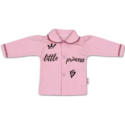 Baby Nellys Bavlněná košilka Little Princess růžová
