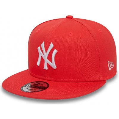 New Era 9FIFTY MLB League Essential New York Yankees Lava Red / White – Zboží Mobilmania