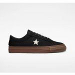 Converse One Star Pro Cordura Canvas black/white/dark gum – Sleviste.cz