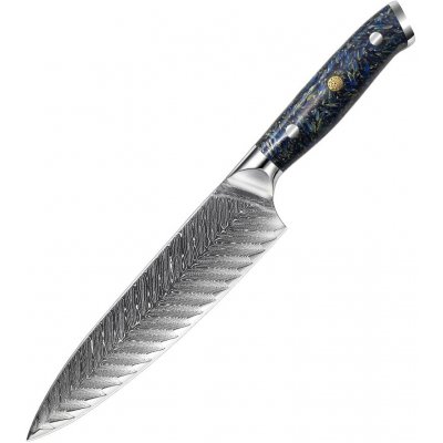 MARMITON Naoto japonský kuchařský damaškový nůž rukojeť pryskyřice 20 cm – Zboží Mobilmania