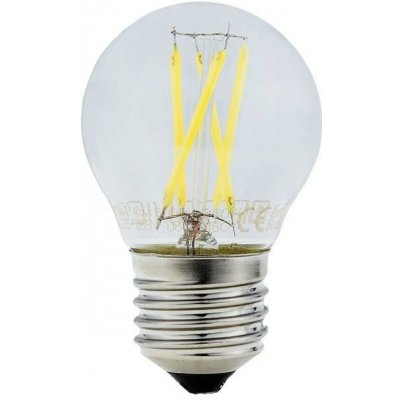 Optonica LED Filament žárovka E27 G45 4W Studená bílá – Hledejceny.cz