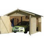 KARIBU 54133 dřevěná garáž – Zboží Mobilmania